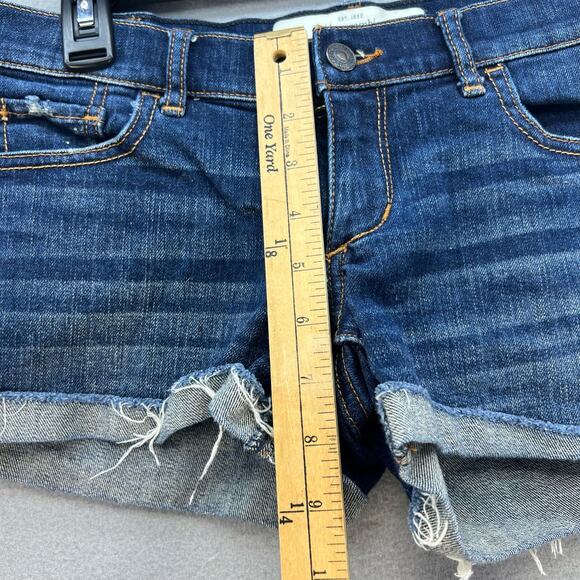 Abercrombie & Fitch Women's Jean Boyfriend Shorts Size 2 Summer Essentials - Picture 11 of 13